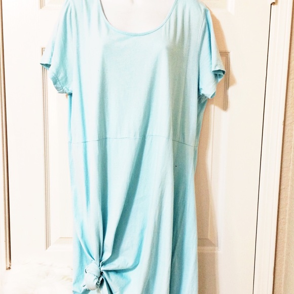 fresh produce Dresses & Skirts - Fresh Produce XXL blue soft short sleeve dress